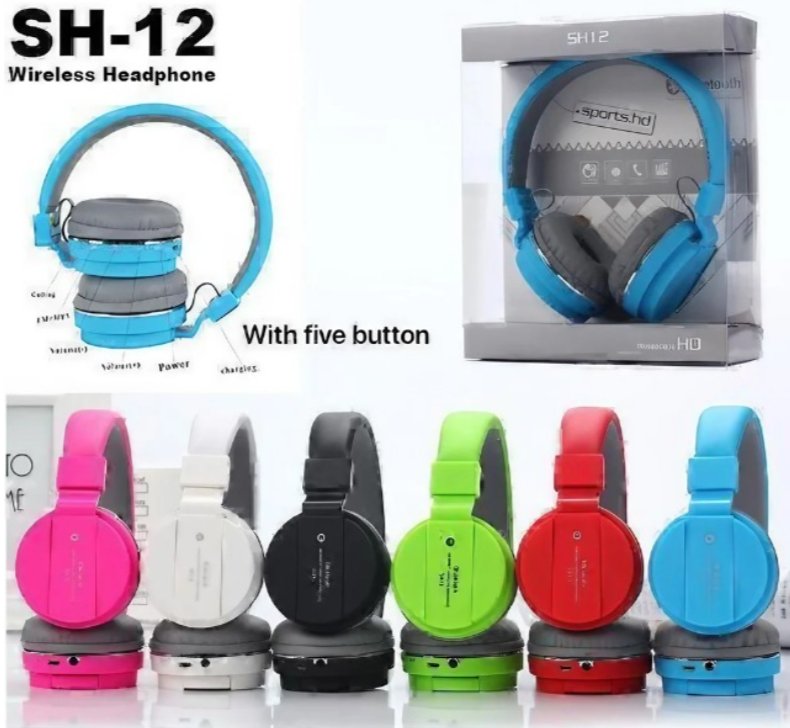 SH-12 Wireless Headphones